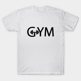 Gym typographic logo design T-Shirt